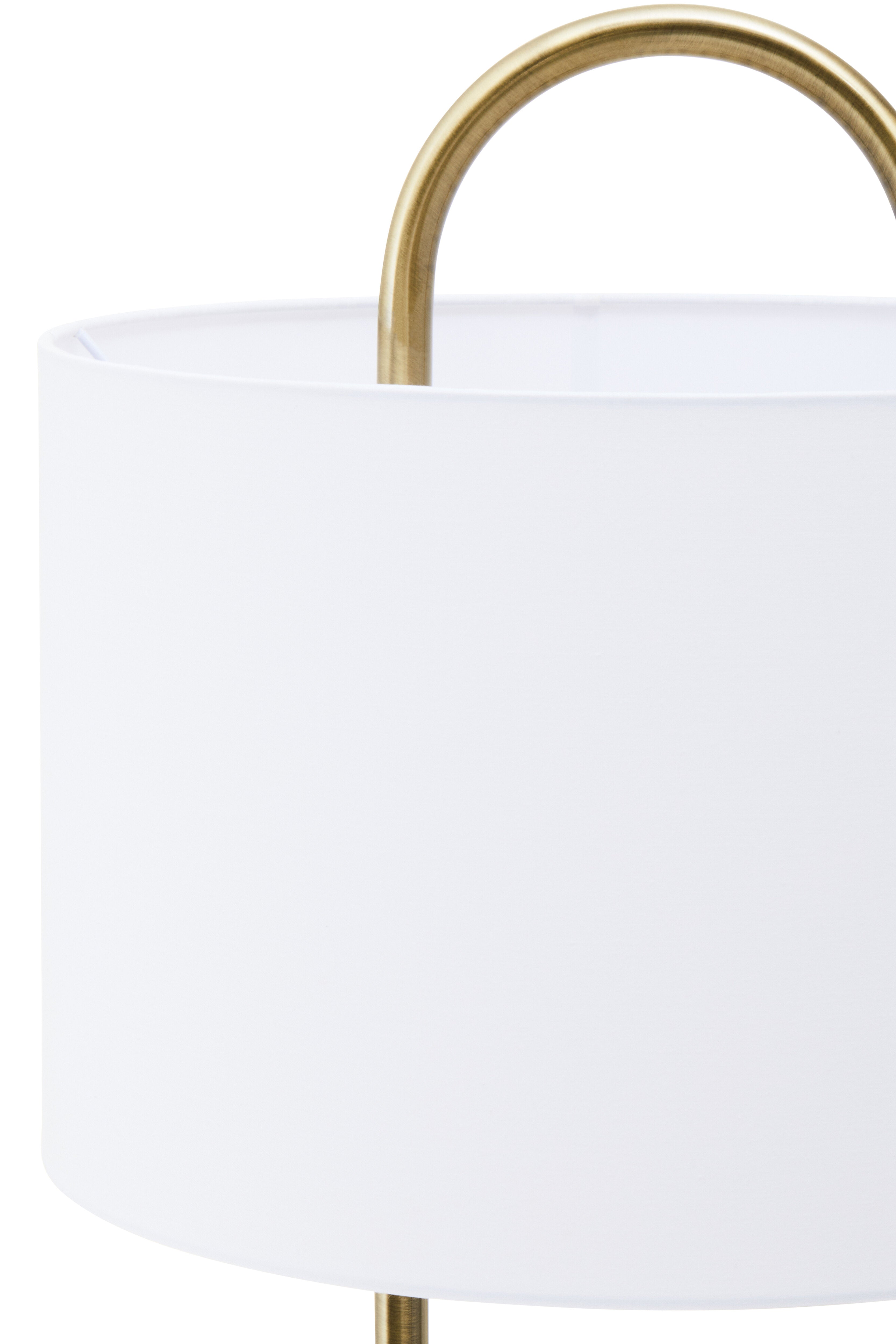 Varo White & Gold Floor Lamp